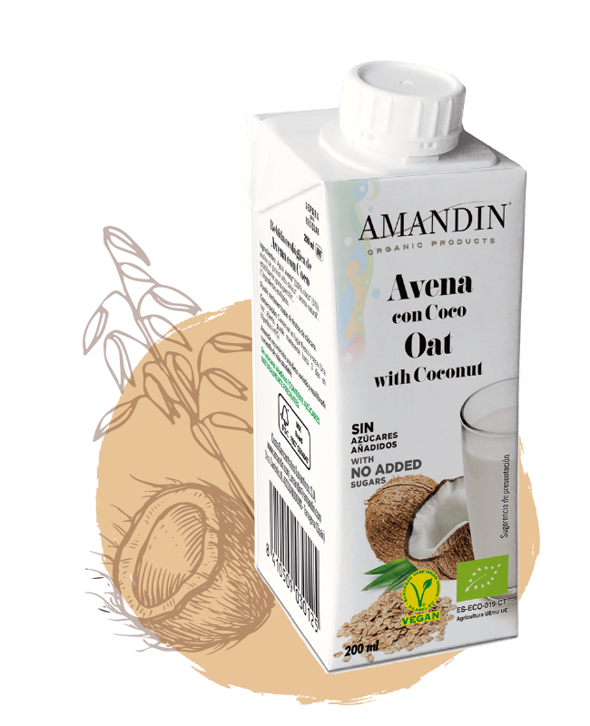 Beguda civada amb coco 1 L - Amandin