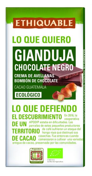 Xocolata negra gianduja 100 g