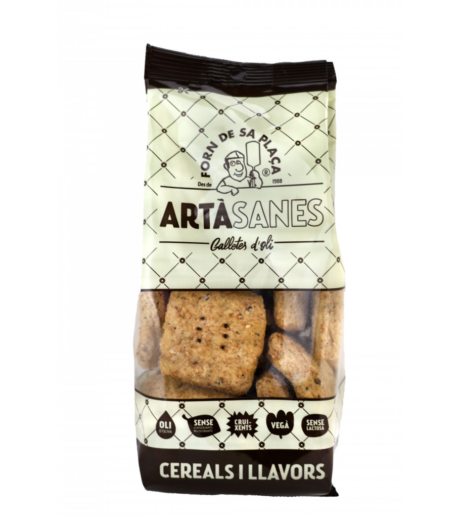 Artàsanes - Galetes d'oli cereals i llavors