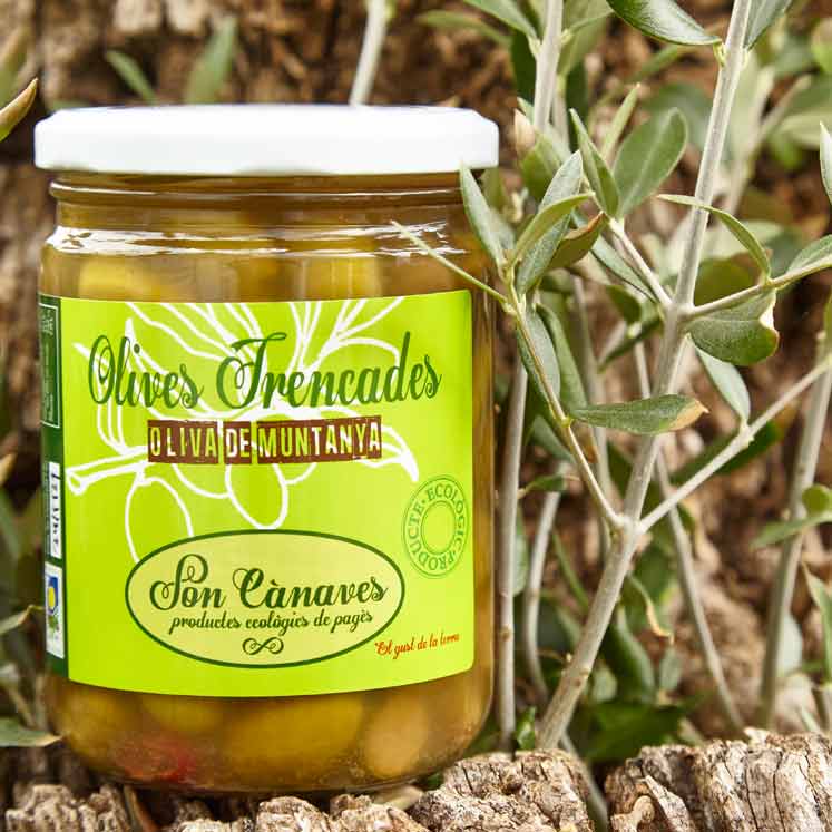 Sa tafona -olives verdes trencades 200 gr (còpia)