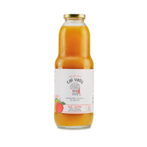 Cal Valls - Suc Melicotó i raïm 200ml