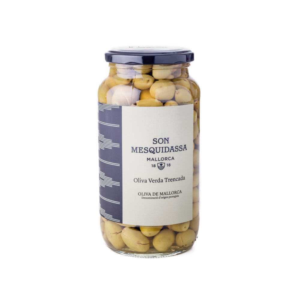 Mesquidassa - Olives verdes trencades 550 gr