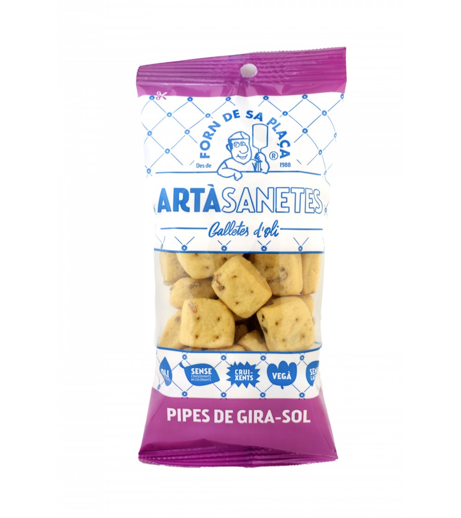 Galetes pipes de girasol 100 g - Artàsanes