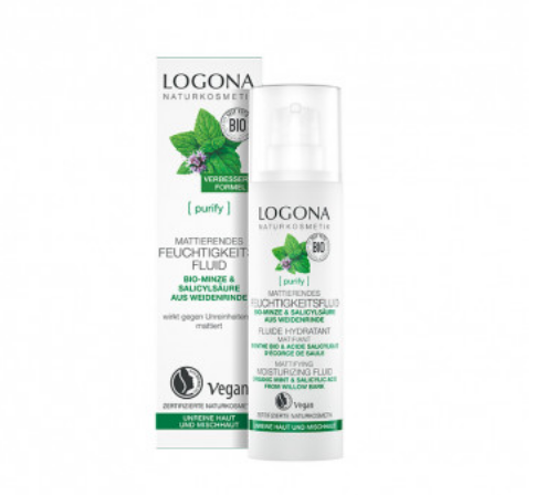 Logona - Fluid hidratant matificant ac salicílic 30 ml
