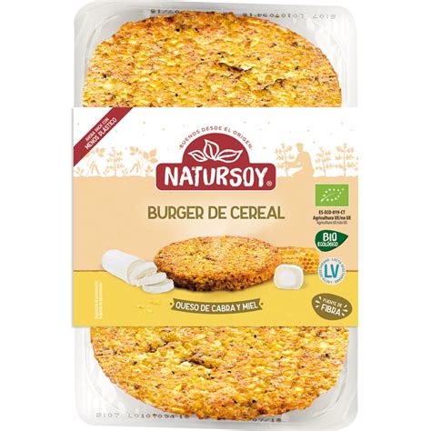 Natursoy - Burguer formatge de cabra i mel