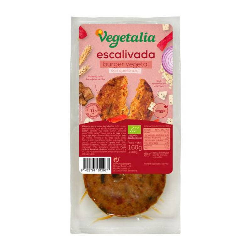 VG-Vegeburger escalivada i formatge blau bio160g