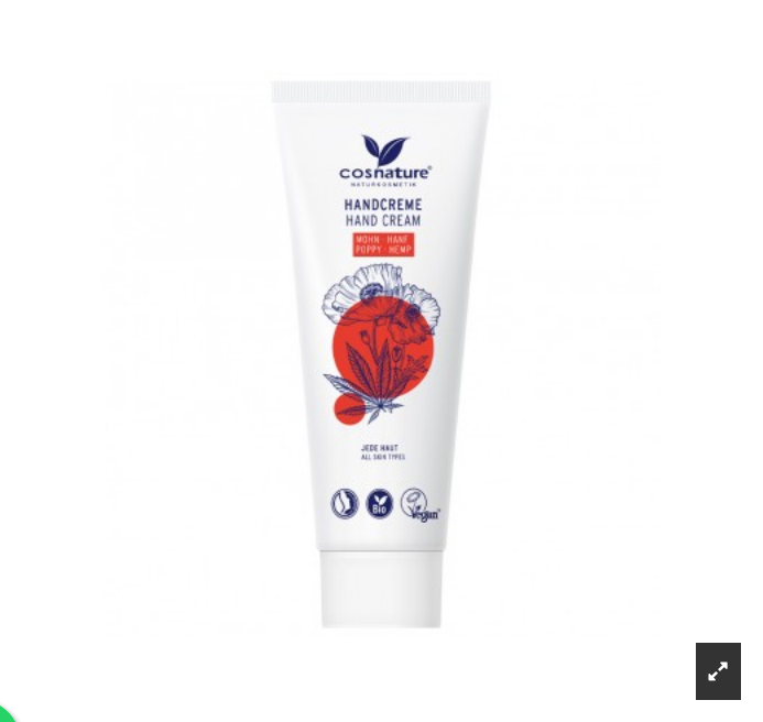 Crema mans oli de cànem i rosella 75ml