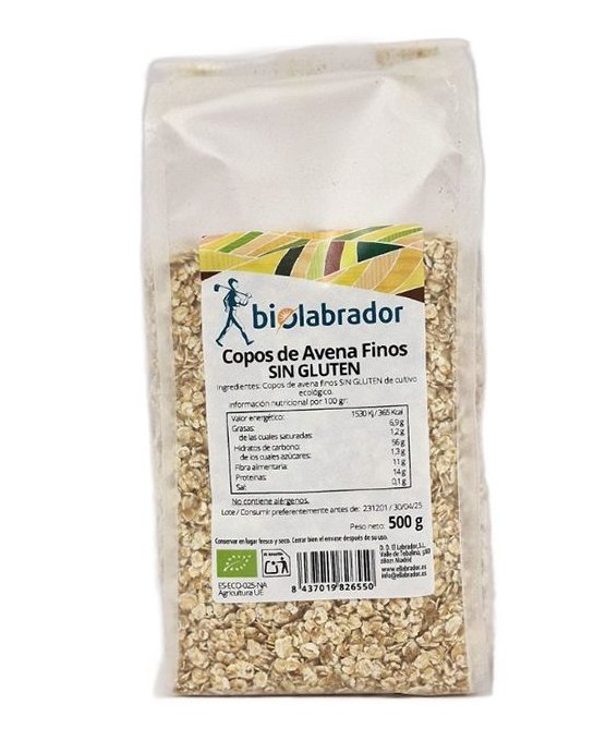 LABRADOR - Flocs de civada fins s/gluten 500g