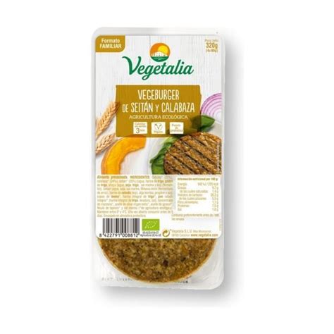 VG Vegeburguer seitan i carabassa 160 g