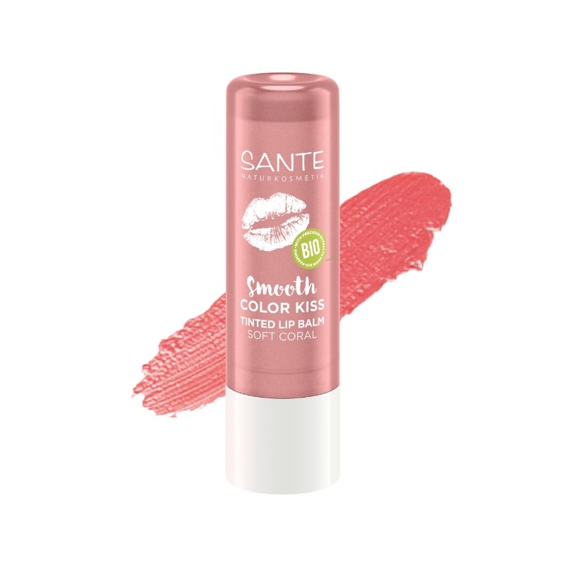 SANTE - Bàlsam labial color kiss 01 CORAL