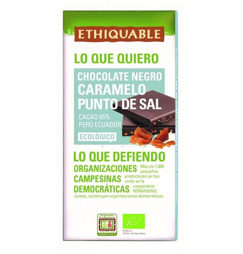 Xocolata negra 65% caramel sal 100g