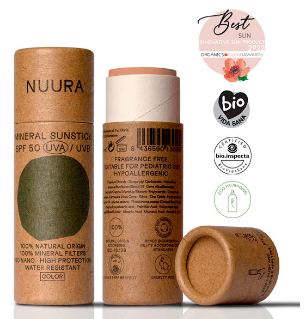 NUURA barra solar facial color