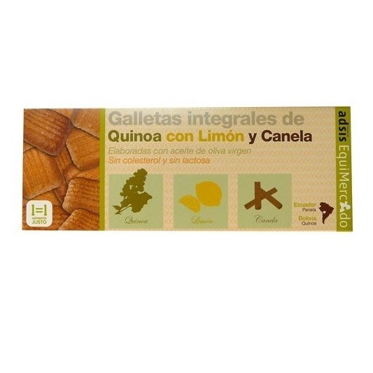 Galetes civada,quinoa,llimona,canyella 125 g