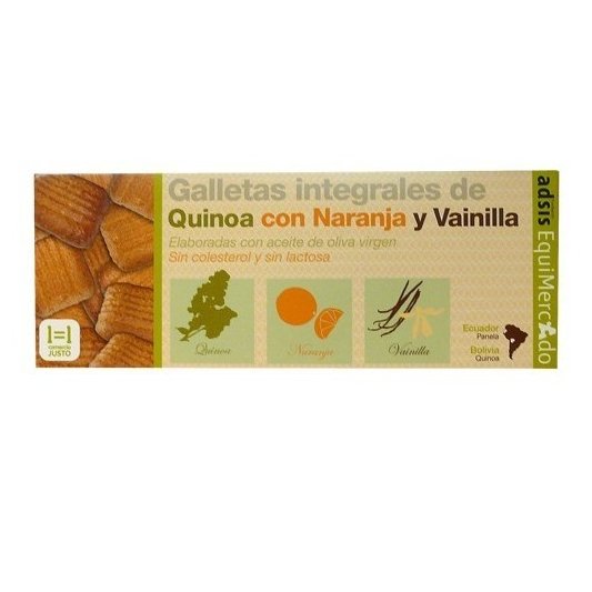 Galetes civada,quinoa,taronja,vainilla 125 g