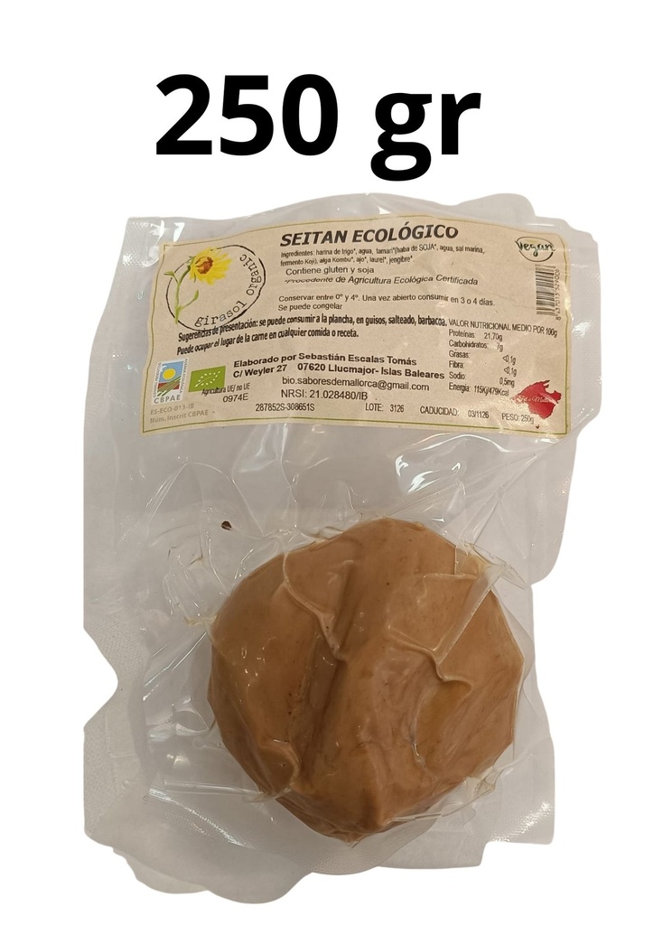 Seitan Mallorquí 250g