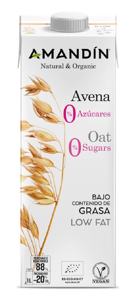 Beguda civada 0% sucre 1 L - Amandin