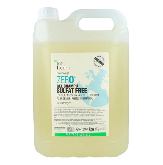 Tot herba - Xampú Sulfat free zero 5l