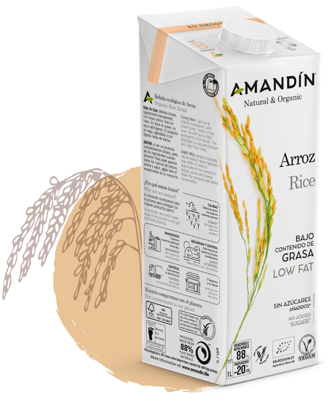 Beguda arròs 1 l - Amandin