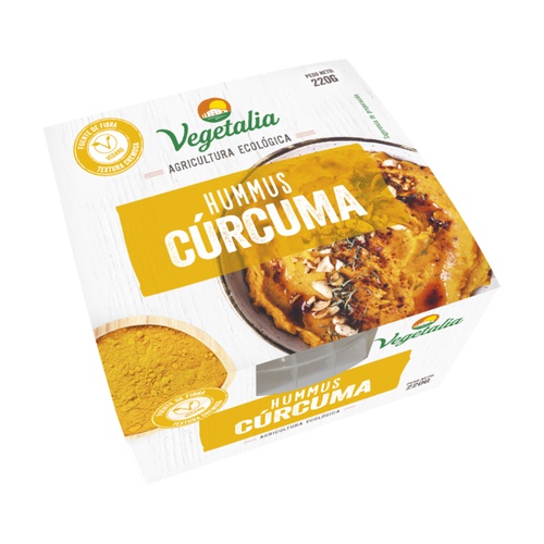 VG Hummus de cúrcuma fresc bio 220 g
