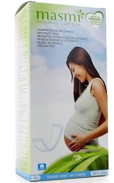 Masmi - Compreses maternitat 100% cotó 10 unitats
