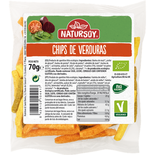Natursoy - Xips de verdures