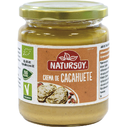Natursoy - crema cacauet sense sal
