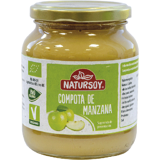 Natursoy compota poma 370 gr 