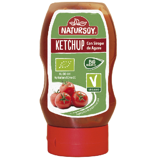 Natursoy - Quètxup amb xarop d'atzur (agave)