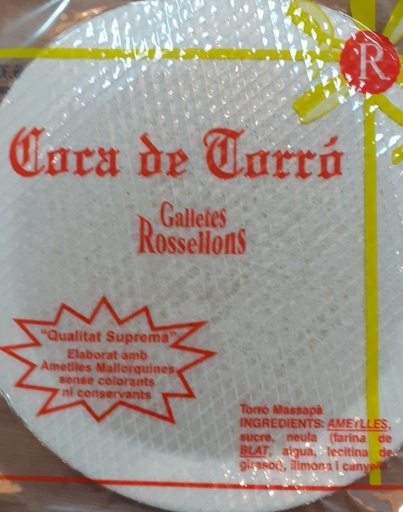 Rossellons - coca torró massapà 150 gr