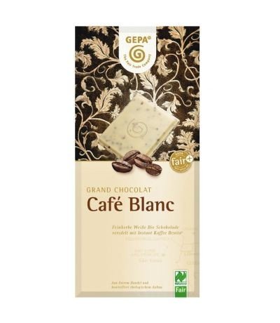 Xocolata blanca amb cafè 100 g