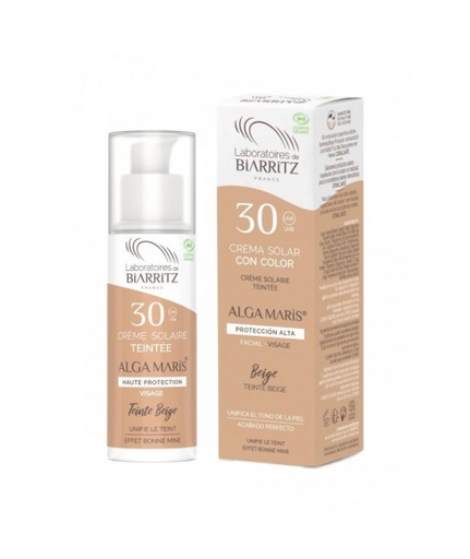 BIARRITZ - Crema solar facial daurat SPF30 50 ml