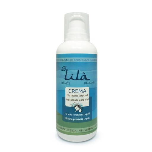 Lilà- Crema hidratant corporal  bàsics 400 ml